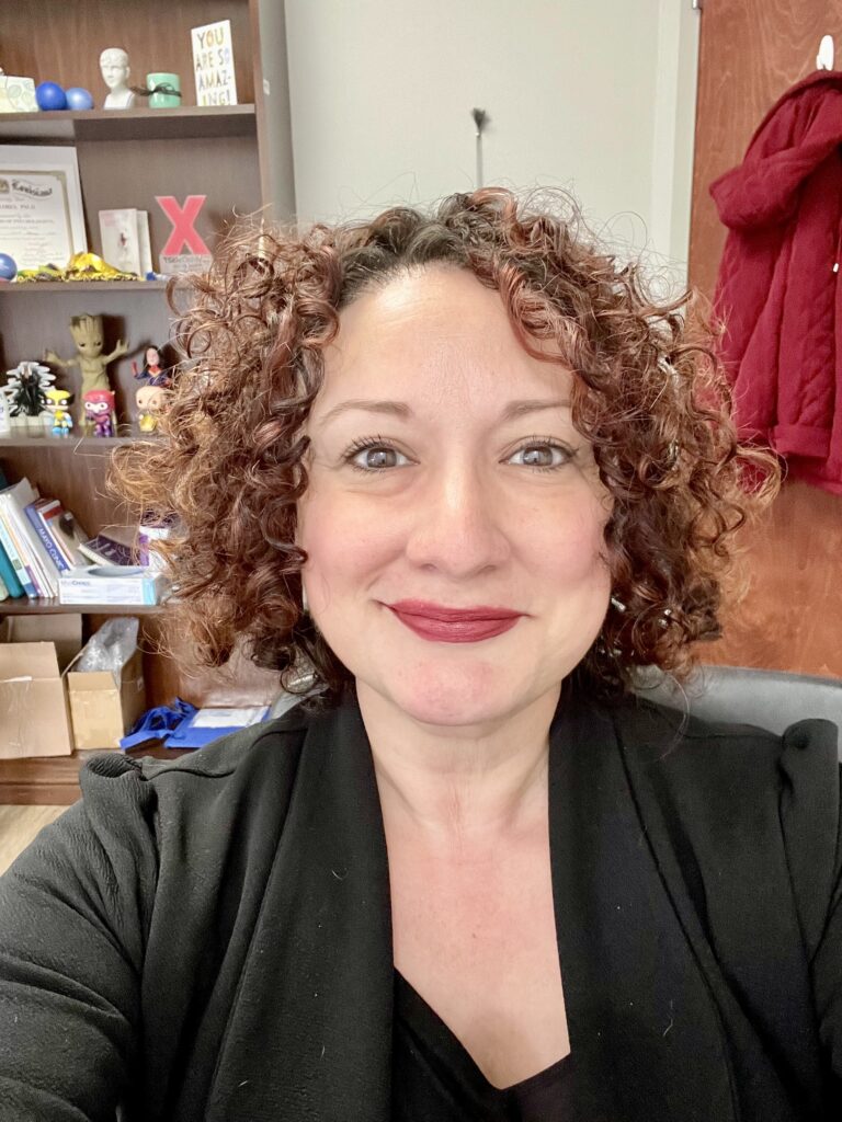 Dr Suzie Flores in her office